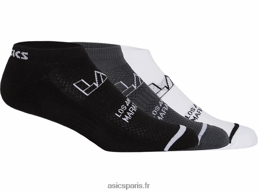 Asics coussin bas lot de 3 lam BXL8B21369 noir/blanc/gris