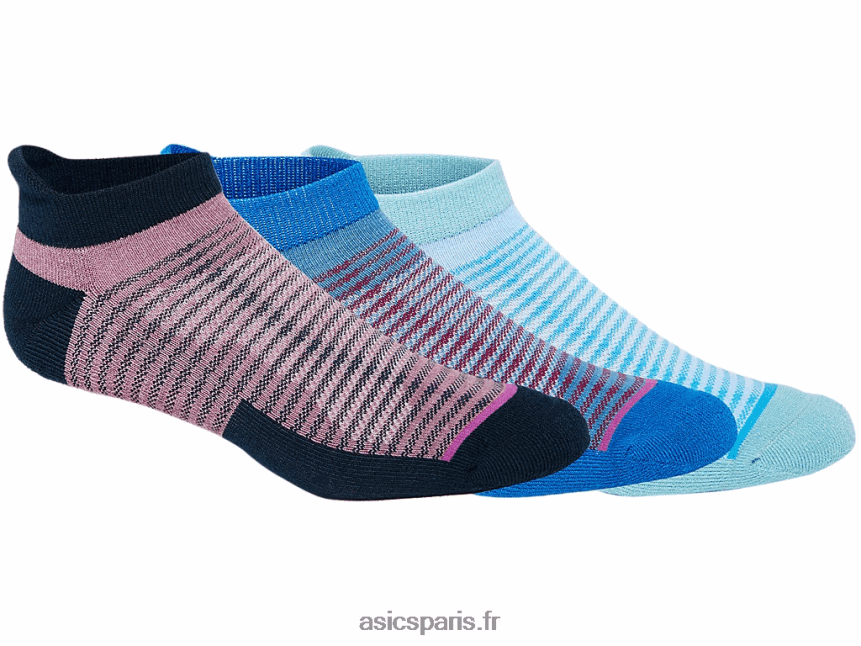 Asics coussin coupe basse (paquet de 3) BXL8B21894 aqua numérique/aqua angel/raisin