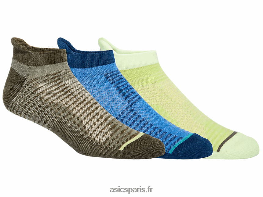 Asics coussin coupe basse (paquet de 3) BXL8B2779 danger vert/lac lecteur multi