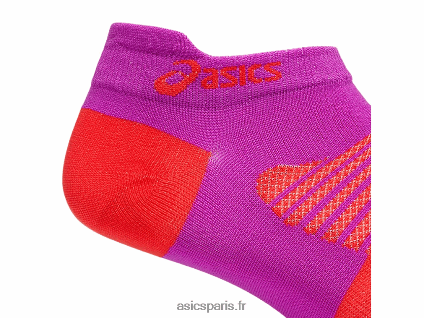 Asics pack de 3 quick lyte plus pour femme BXL8B22975 orchidée/alerte rouge