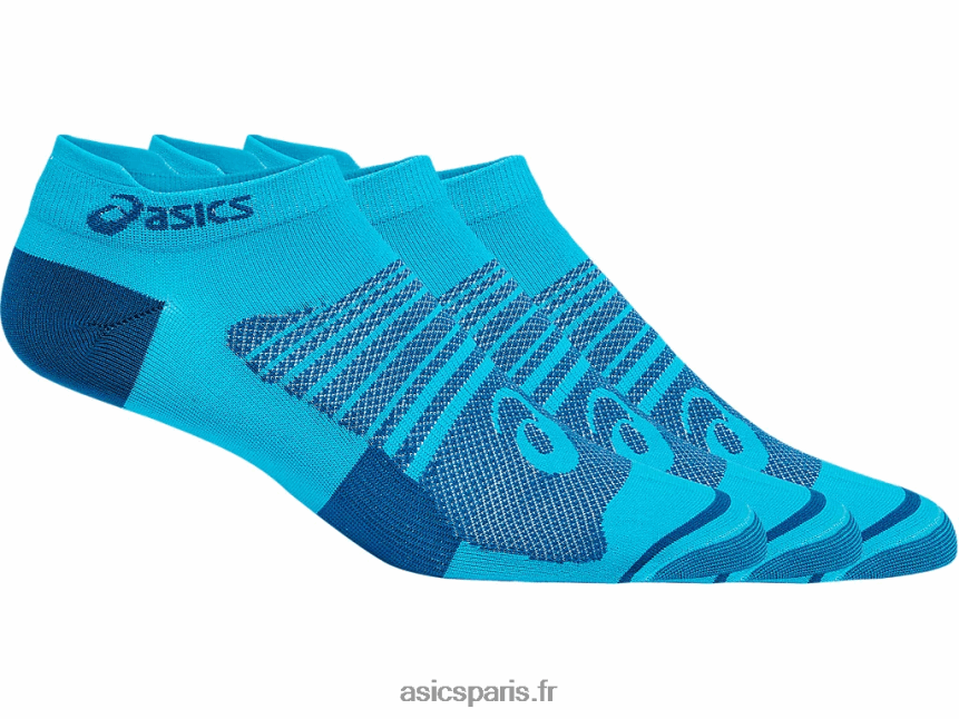 Asics pack de 3 quick lyte plus pour hommes BXL8B21026 sarcelle de lagon/de haute mer