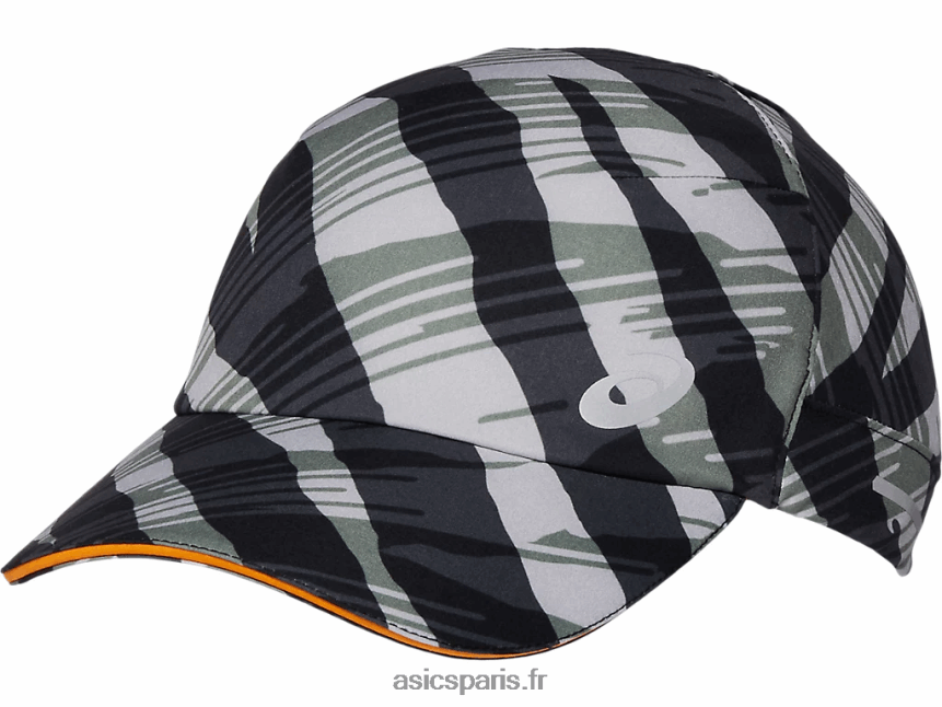 Asics casquette tissée graphique BXL8B2969 manteau vert/ambre