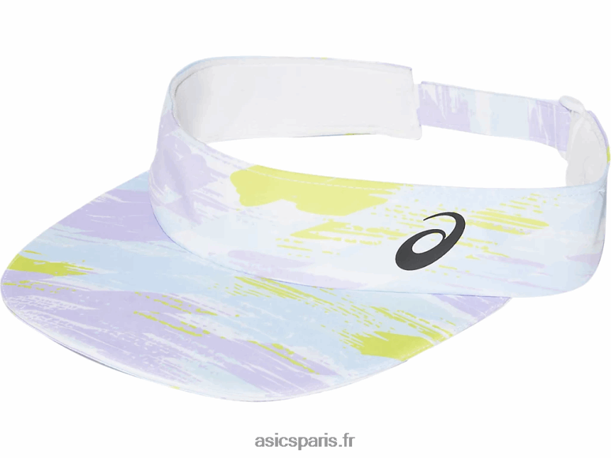 Asics visière pf graphique BXL8B21484 blanc brillant