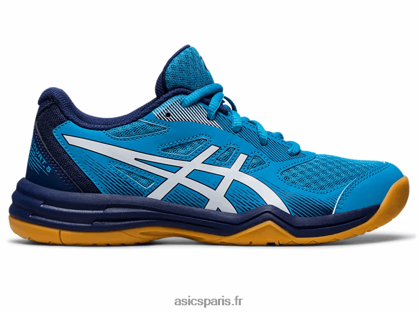 enfants Asics école primaire 5 BXL8B24271 bleu île/blanc