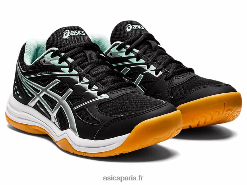 enfants Asics école primaire de 4e année BXL8B24456 glace noire/fraîche