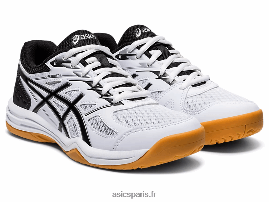 enfants Asics école primaire de 4e année BXL8B24558 blanc noir