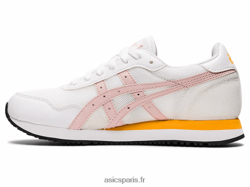 enfants Asics école primaire du coureur de tigre BXL8B24450 pêche blanc/gingembre