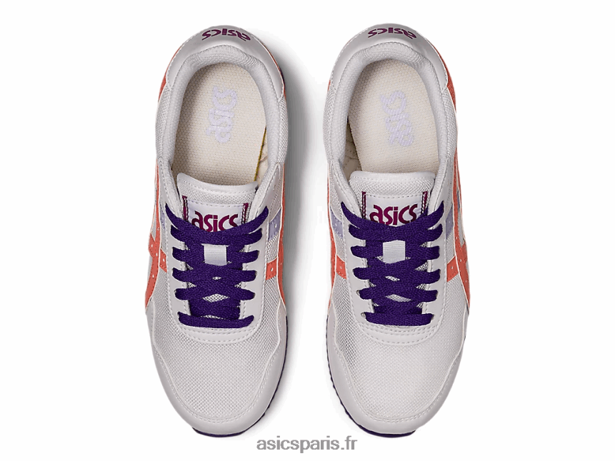 enfants Asics école primaire du coureur de tigre BXL8B24499 blanc/goyave