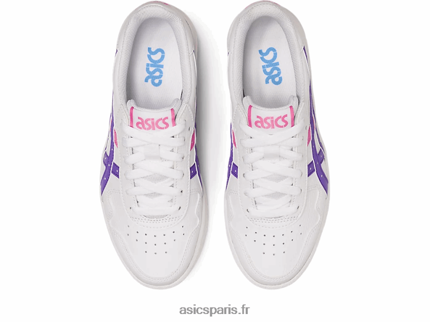 enfants Asics école primaire du japon BXL8B24328 blanc/améthyste