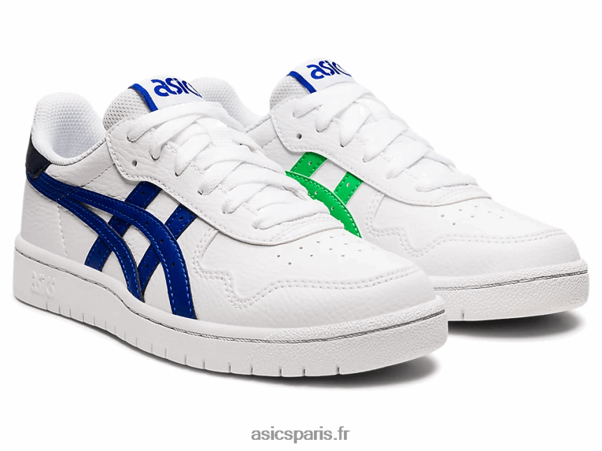 enfants Asics école primaire du japon BXL8B24493 blanc/bleu monaco