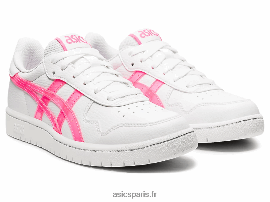 enfants Asics école primaire du japon BXL8B24552 blanc/rose vif