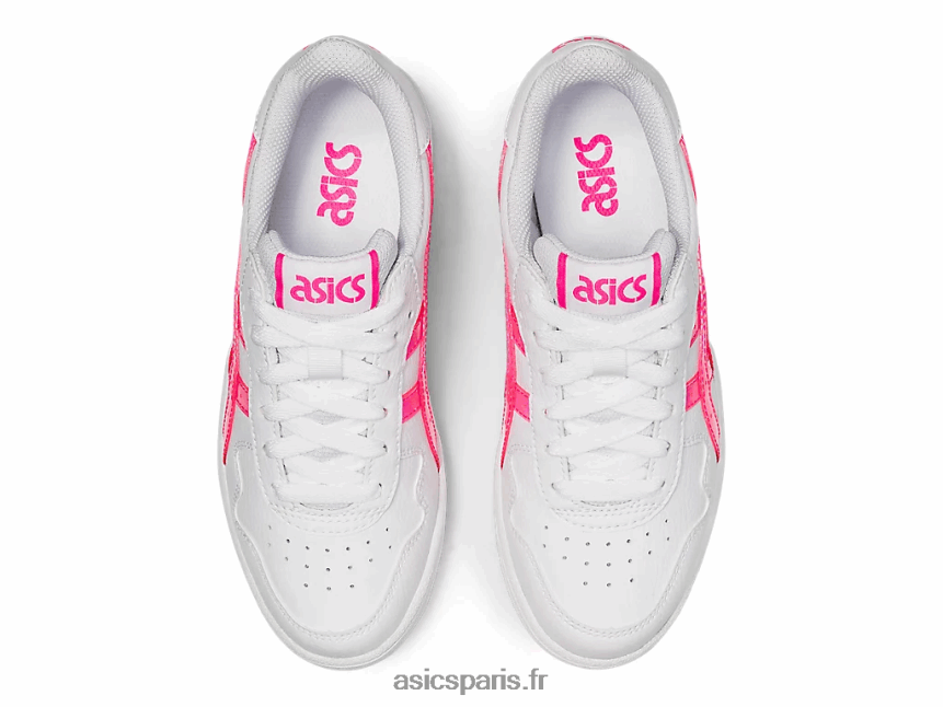 enfants Asics école primaire du japon BXL8B24552 blanc/rose vif