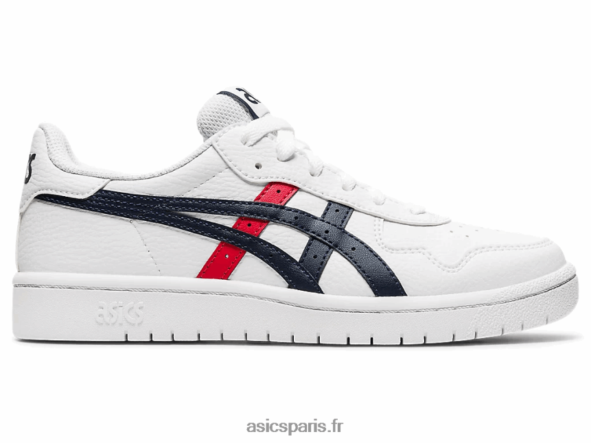 enfants Asics école primaire du japon BXL8B24560 blanc/rouge classique