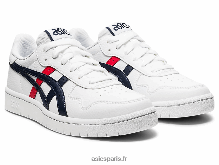 enfants Asics école primaire du japon BXL8B24560 blanc/rouge classique
