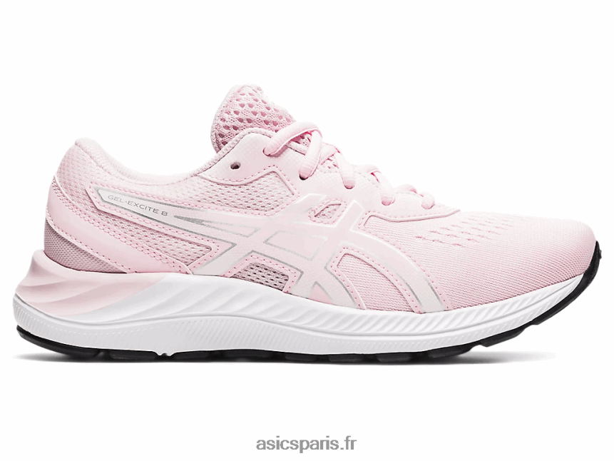 enfants Asics école primaire gel-excite 8 BXL8B24527 sel rose/argent pur
