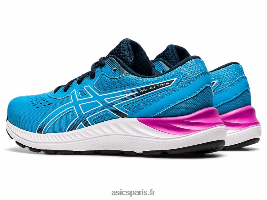 enfants Asics école primaire gel-excite 8 BXL8B24528 numérique aqua/blanc