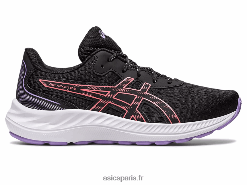 enfants Asics école primaire gel-exciter 9 BXL8B24302 noir/papaye