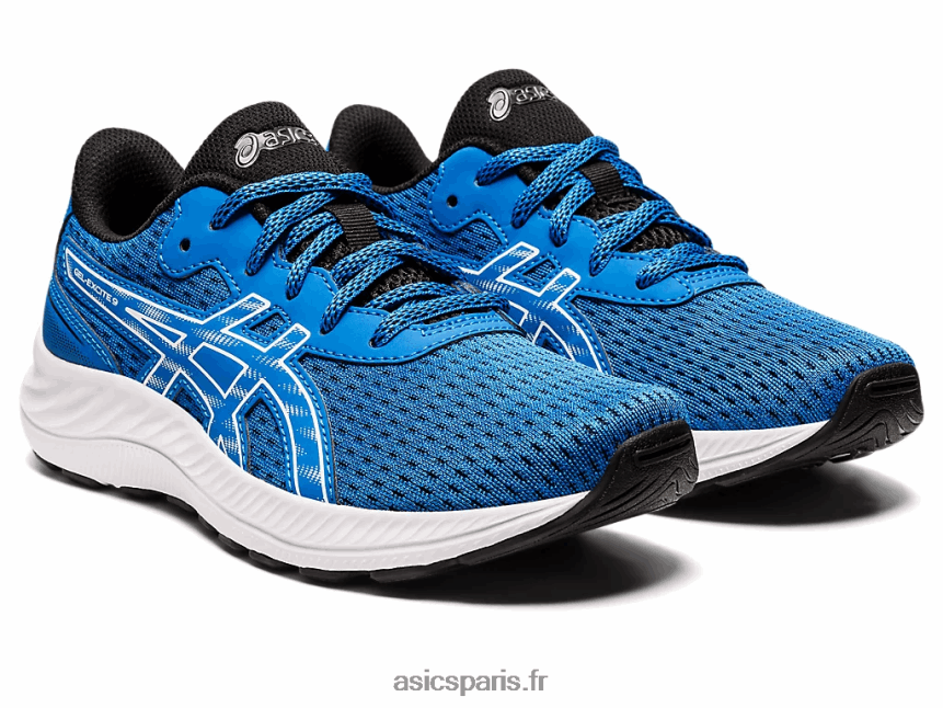 enfants Asics école primaire gel-exciter 9 BXL8B24368 bleu électrique/blanc