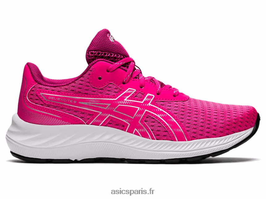 enfants Asics école primaire gel-exciter 9 BXL8B24459 rose glo/argent pur