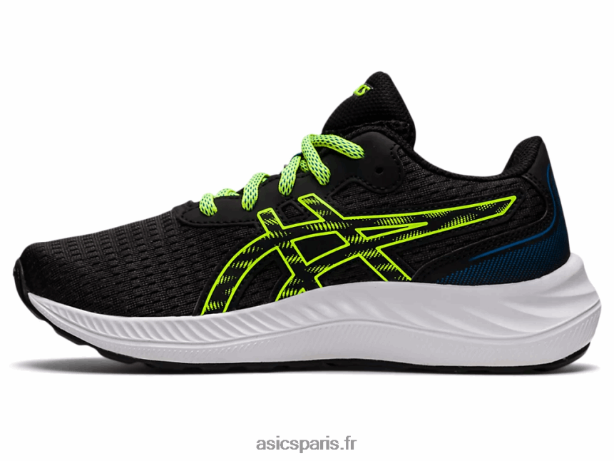 enfants Asics école primaire gel-exciter 9 BXL8B24507 noir/vert danger