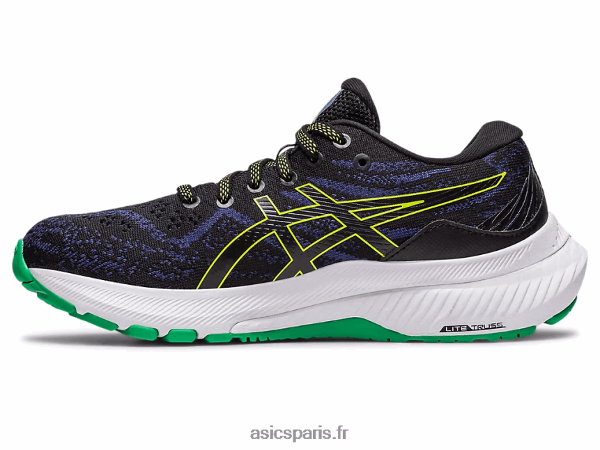 enfants Asics école primaire gel-kayano 29 BXL8B24291 noir/zeste de citron vert