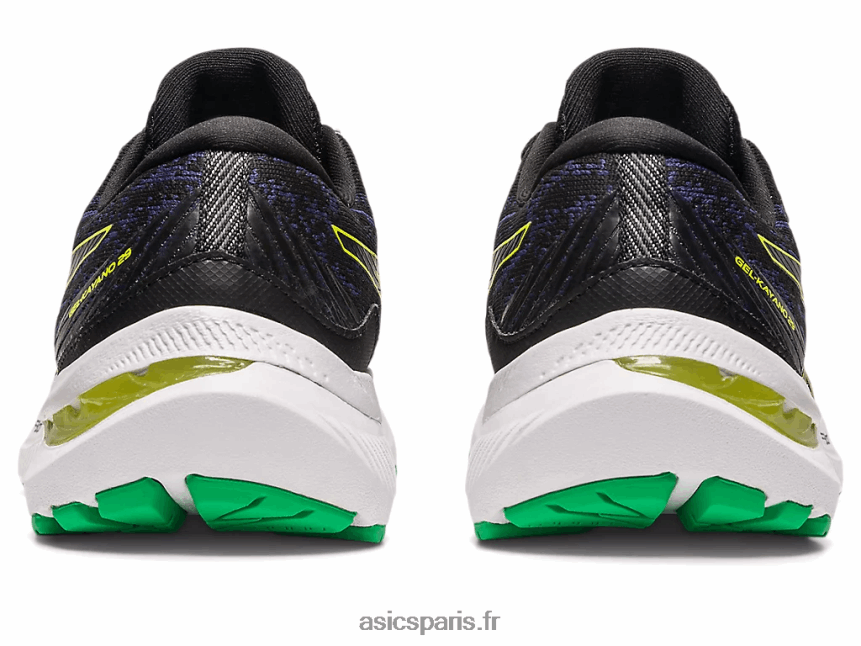 enfants Asics école primaire gel-kayano 29 BXL8B24291 noir/zeste de citron vert