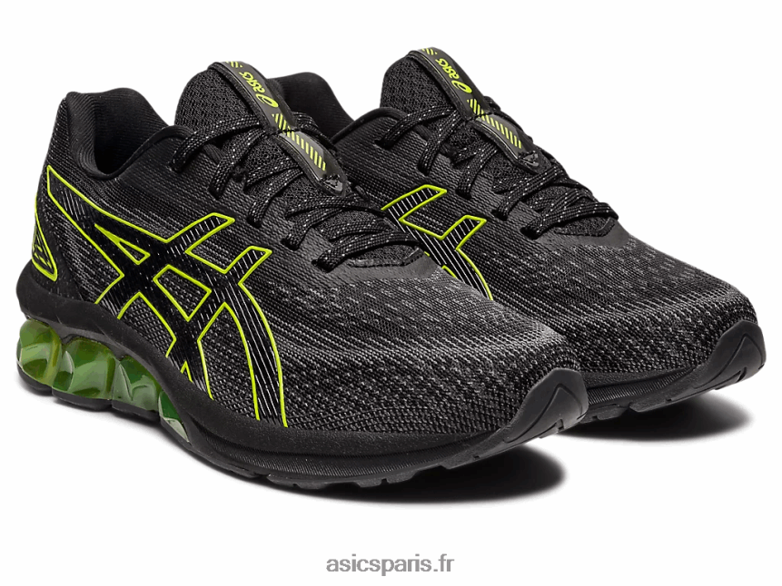 enfants Asics école primaire gel-quantum 180 vii BXL8B24300 noir/citron vert fluo