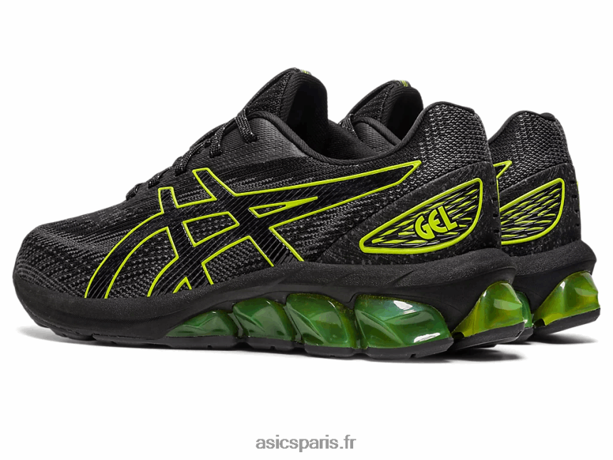 enfants Asics école primaire gel-quantum 180 vii BXL8B24300 noir/citron vert fluo