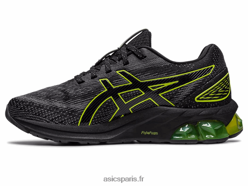 enfants Asics école primaire gel-quantum 180 vii BXL8B24300 noir/citron vert fluo