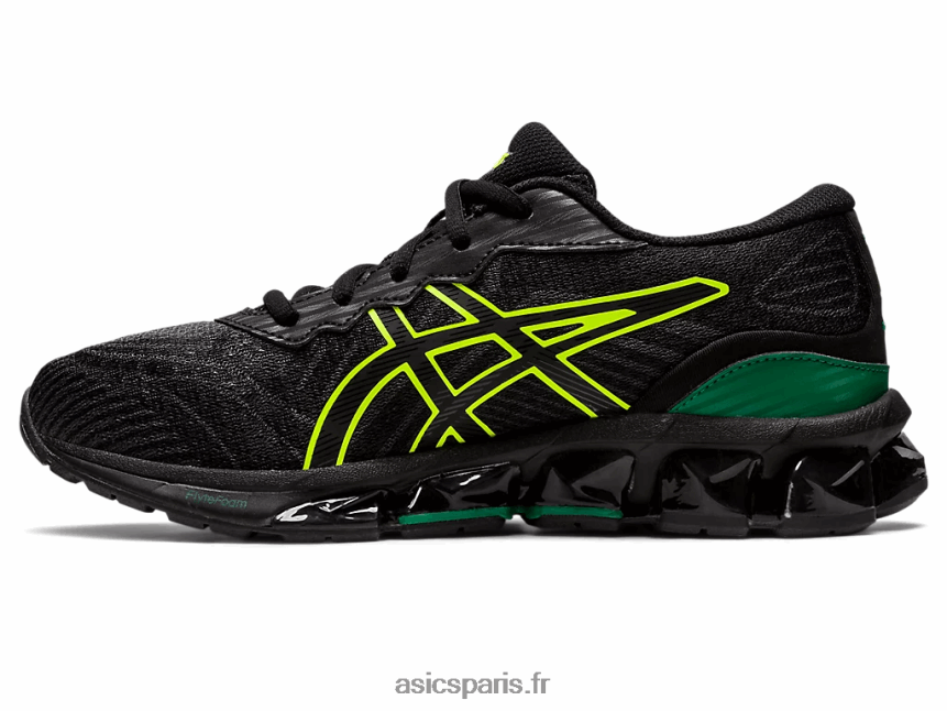 enfants Asics école primaire gel-quantum 360 vii BXL8B24381 noir/jaune de sécurité