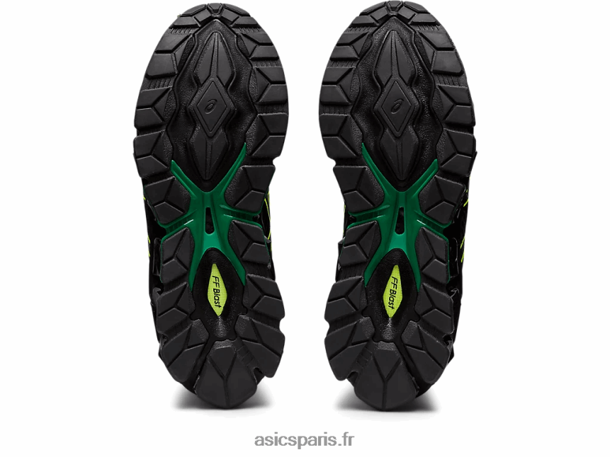 enfants Asics école primaire gel-quantum 360 vii BXL8B24381 noir/jaune de sécurité