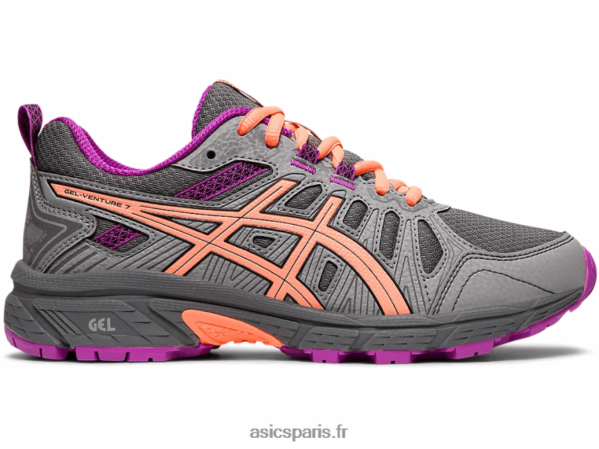 enfants Asics école primaire gel-venture 7 BXL8B24569 métropole/noir