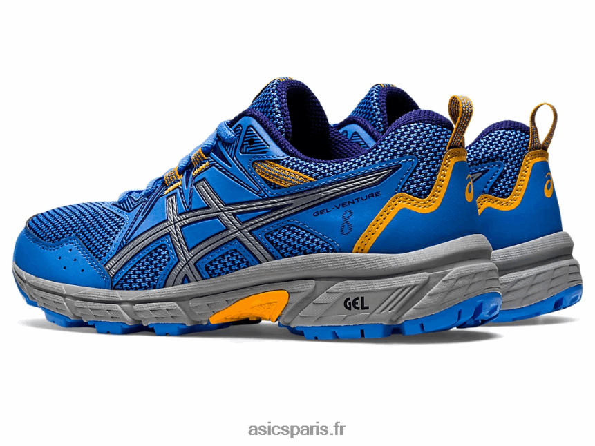 enfants Asics école primaire gel-venture 8 BXL8B24372 côte bleue/bleu de plongée