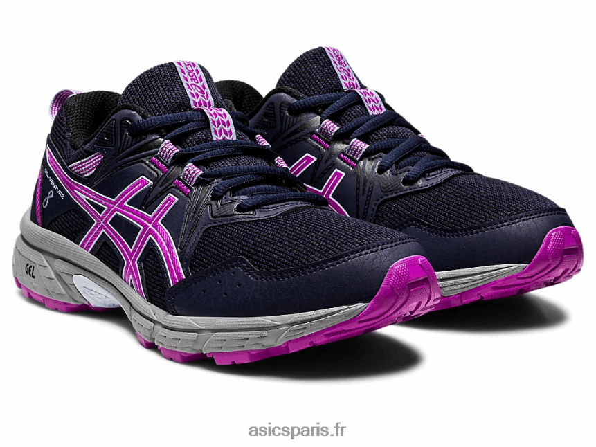 enfants Asics école primaire gel-venture 8 BXL8B24376 minuit/orchidée
