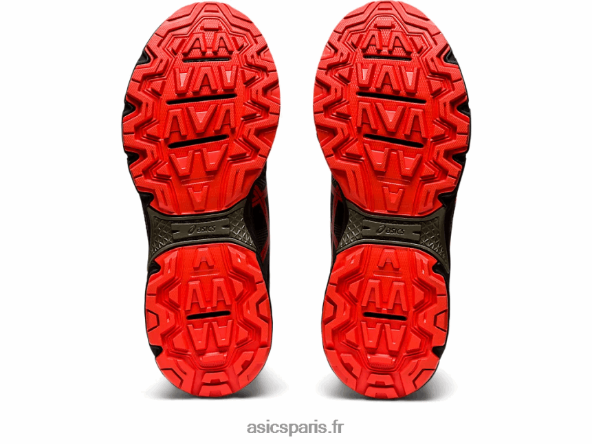 enfants Asics école primaire gel-venture 8 BXL8B24389 tomate noire/cerise