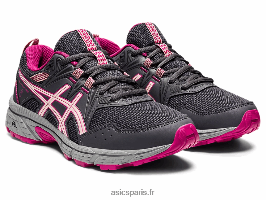 enfants Asics école primaire gel-venture 8 BXL8B24424 gris porteur/brise