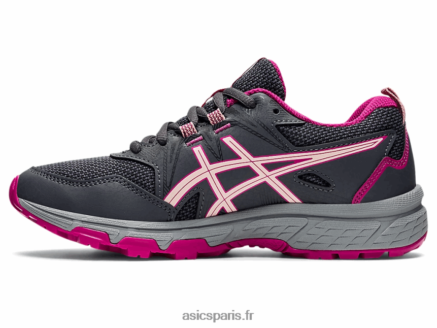 enfants Asics école primaire gel-venture 8 BXL8B24424 gris porteur/brise