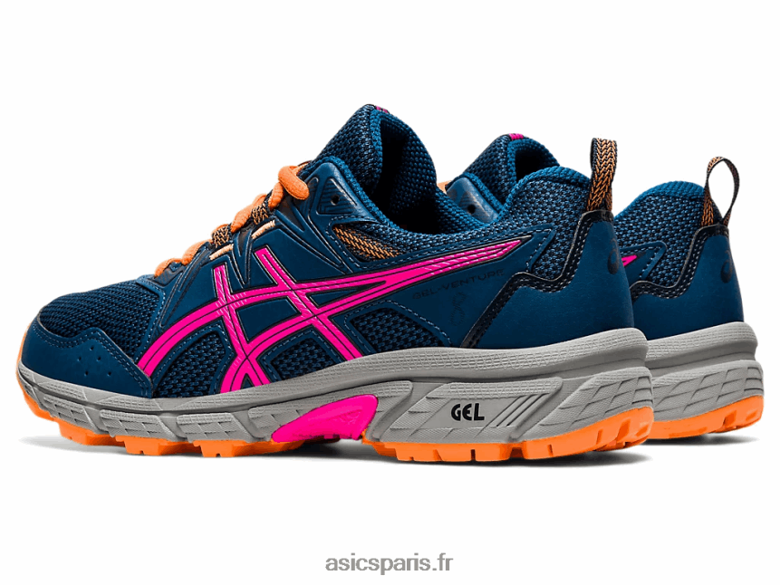 enfants Asics école primaire gel-venture 8 BXL8B24494 mako bleu/rose glo
