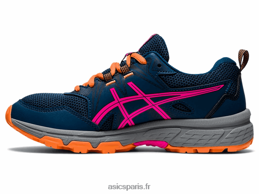 enfants Asics école primaire gel-venture 8 BXL8B24494 mako bleu/rose glo