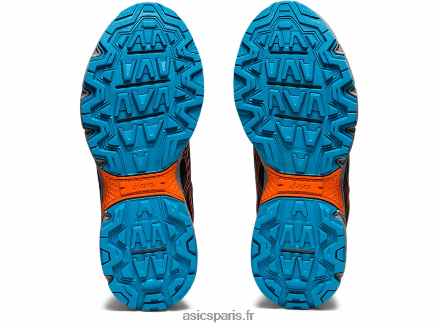 enfants Asics école primaire gel-venture 8 BXL8B24496 noir/orange souci