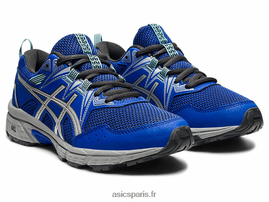 enfants Asics école primaire gel-venture 8 BXL8B24509 bleu lapis lazuli/argent pur