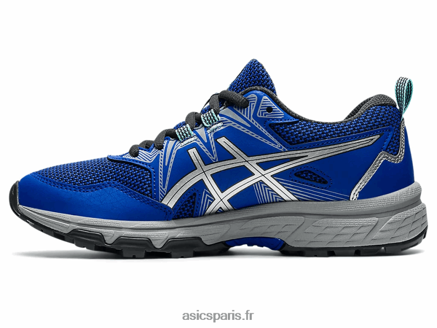 enfants Asics école primaire gel-venture 8 BXL8B24509 bleu lapis lazuli/argent pur