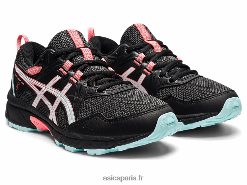 enfants Asics école primaire gel-venture 8 BXL8B24510 noir/bleu clair