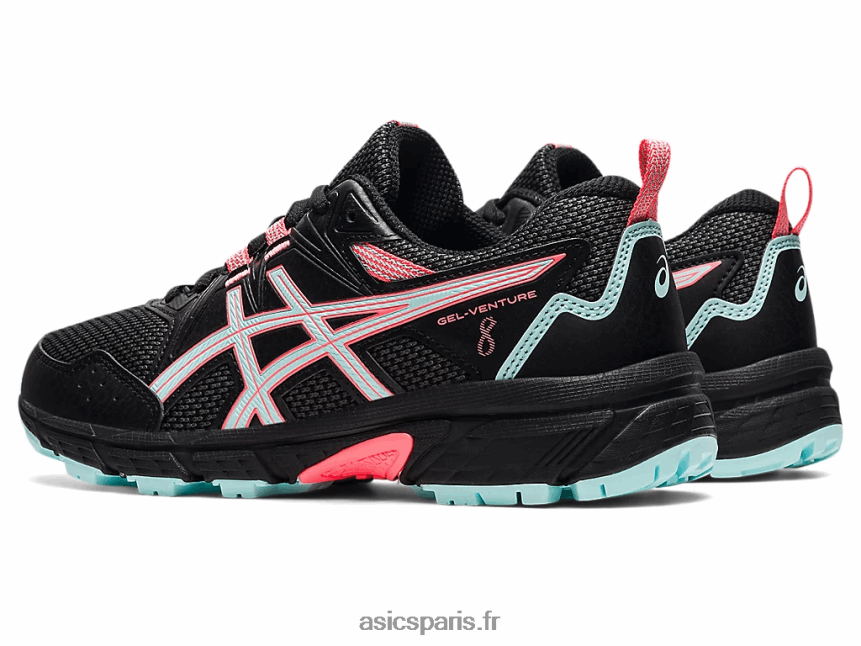 enfants Asics école primaire gel-venture 8 BXL8B24510 noir/bleu clair