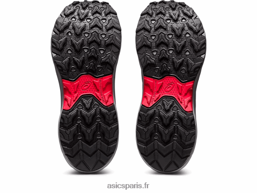 enfants Asics école primaire gel-venture 9 BXL8B24216 gris porteur/bleu thon