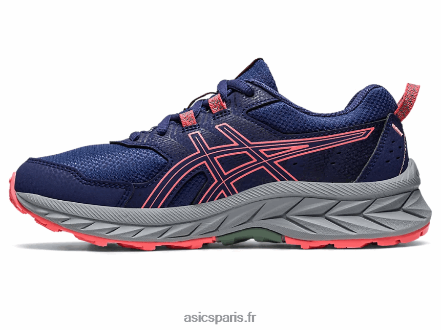 enfants Asics école primaire gel-venture 9 BXL8B24220 bleu indigo/papaye