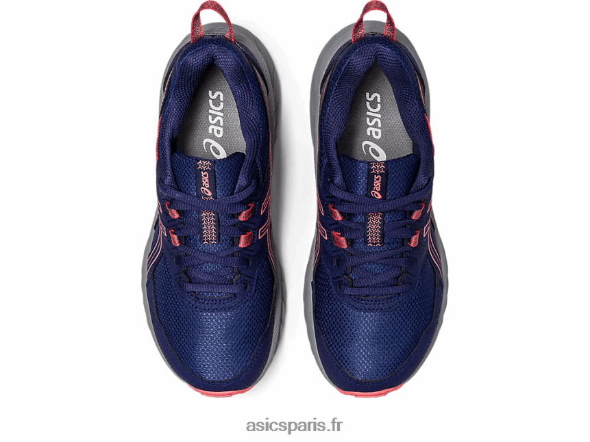 enfants Asics école primaire gel-venture 9 BXL8B24220 bleu indigo/papaye