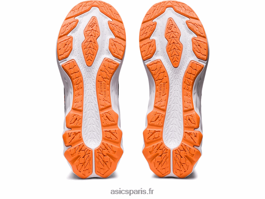 enfants Asics école primaire novablast 2 BXL8B24277 bleu indigo/pêche soleil