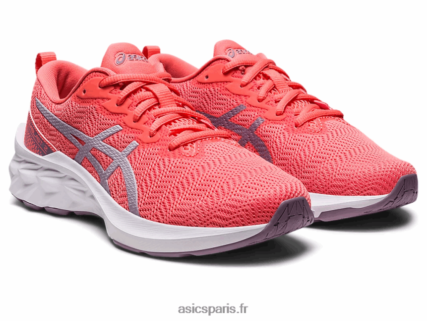 enfants Asics école primaire novablast 2 BXL8B24285 papaye/violette crépusculaire