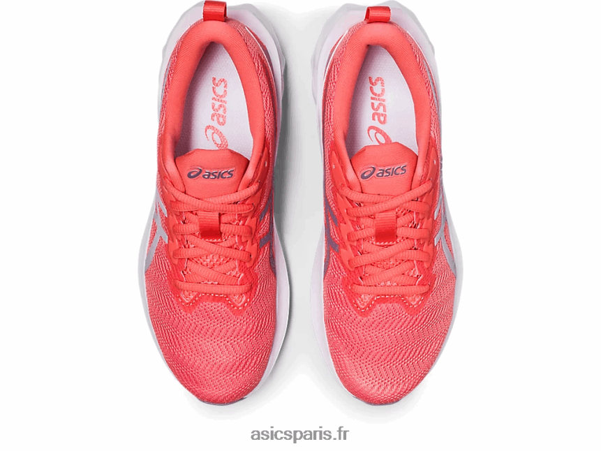 enfants Asics école primaire novablast 2 BXL8B24285 papaye/violette crépusculaire